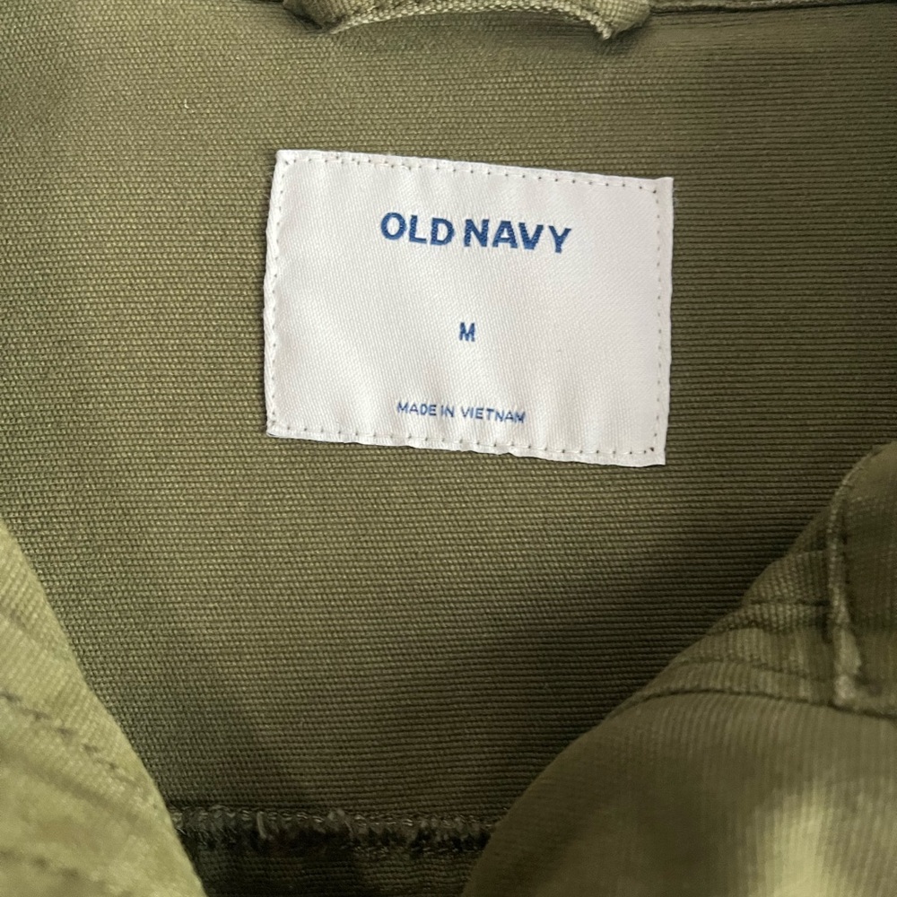 Old Navy Women's Utility Jacket in Army Green Size Medium - Picture 3 of 9